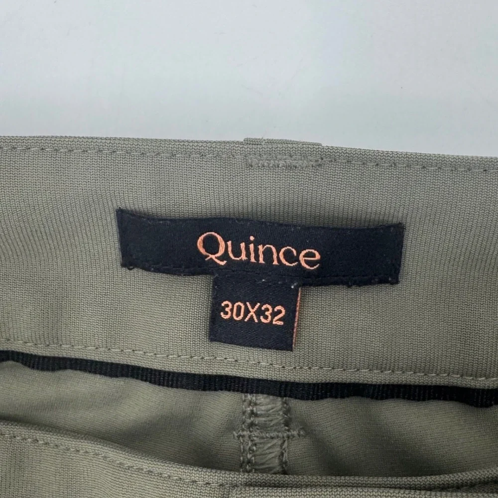 Quince Mens 5-Pocket Ultra-Stretch Tech Chino Pants Olive Green 30x23 - Picture 5 of 10